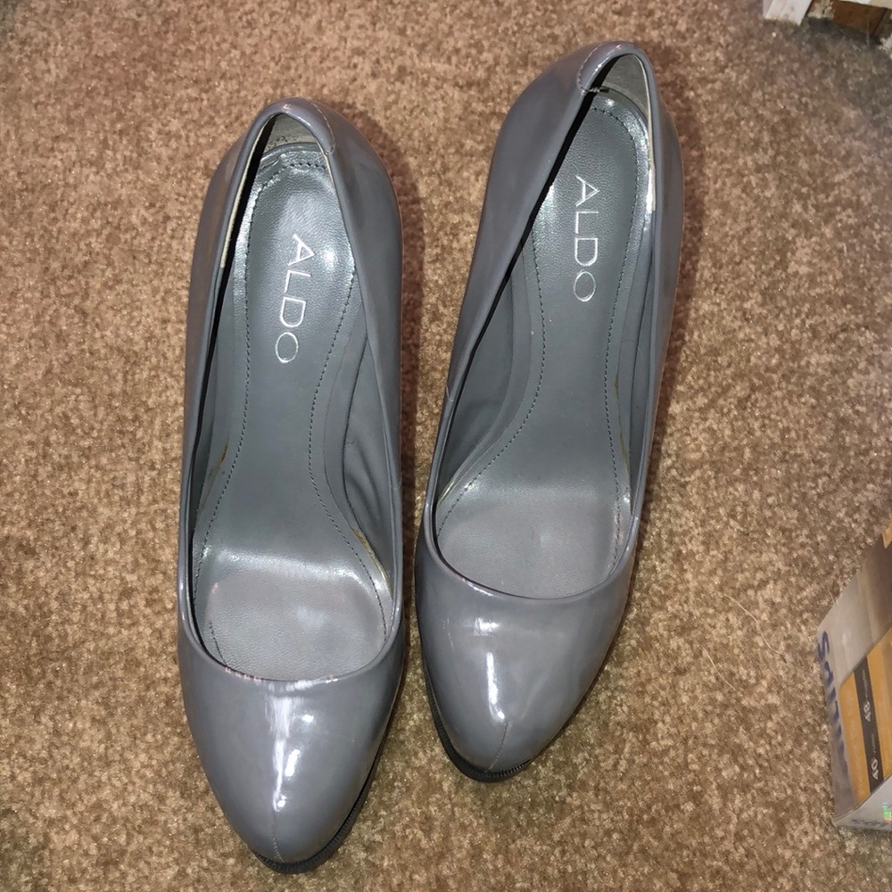 Aldo gray heels